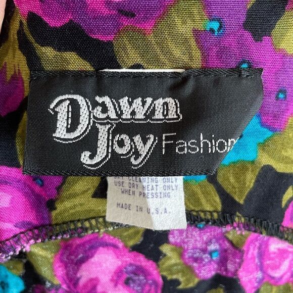 Dawn Joy Fashions Floral Sleeveless Maxi Dress Size 13 EUC - Picture 7 of 8